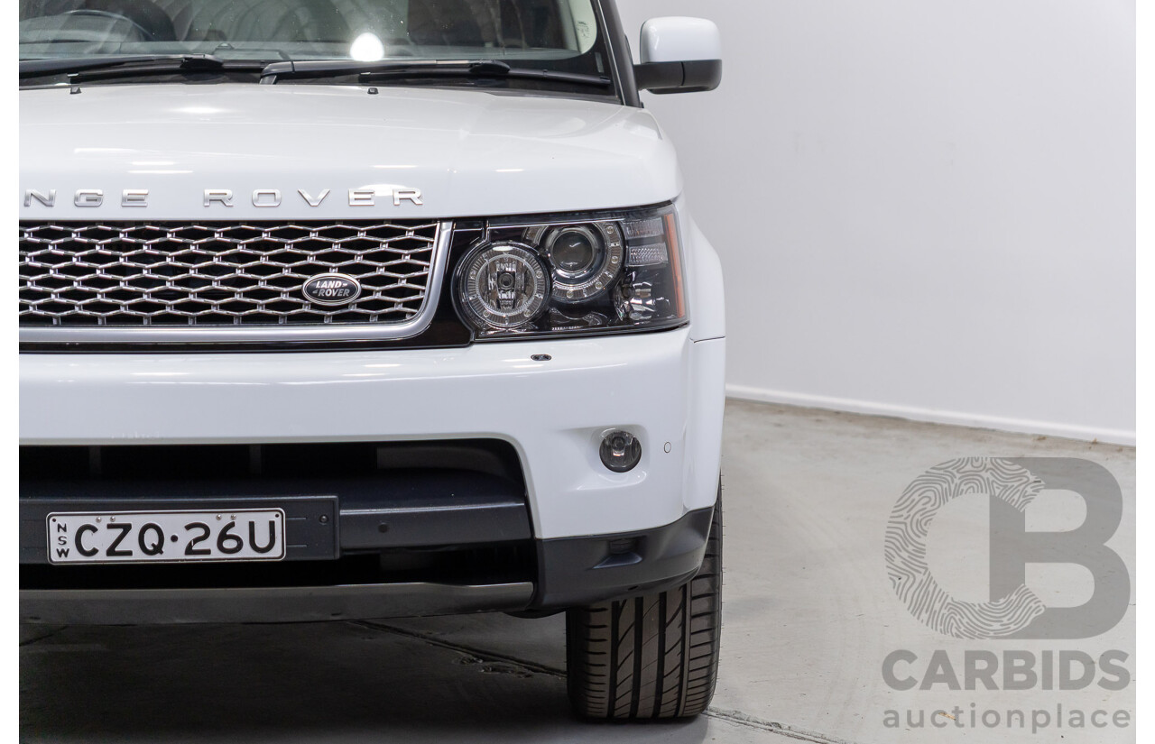 8/2012 Range Rover Sport SDV6 Autobiography (4x4) MY12 4d Wagon Fuji White Turbo Diesel V6 3.0L