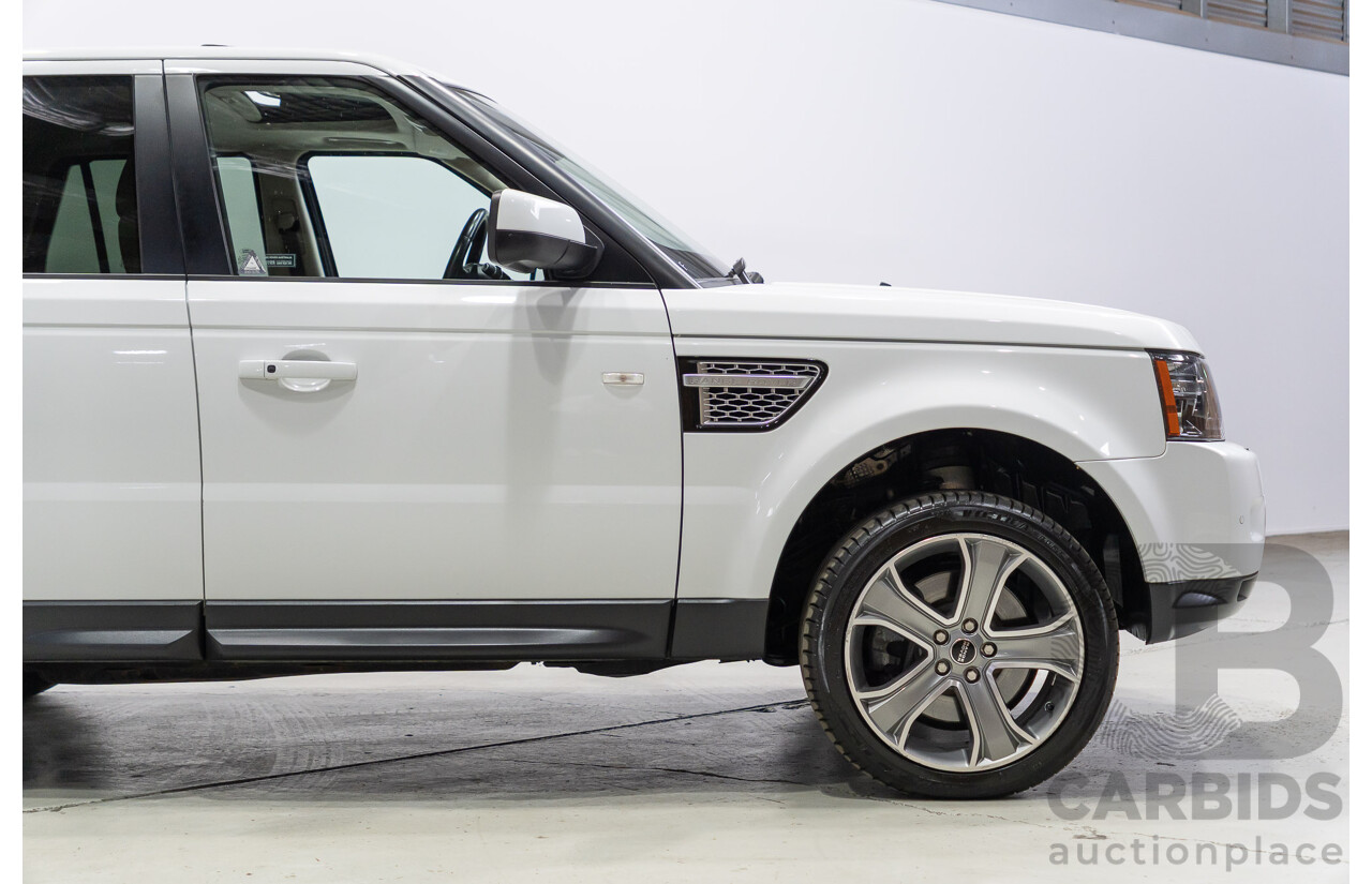 8/2012 Range Rover Sport SDV6 Autobiography (4x4) MY12 4d Wagon Fuji White Turbo Diesel V6 3.0L