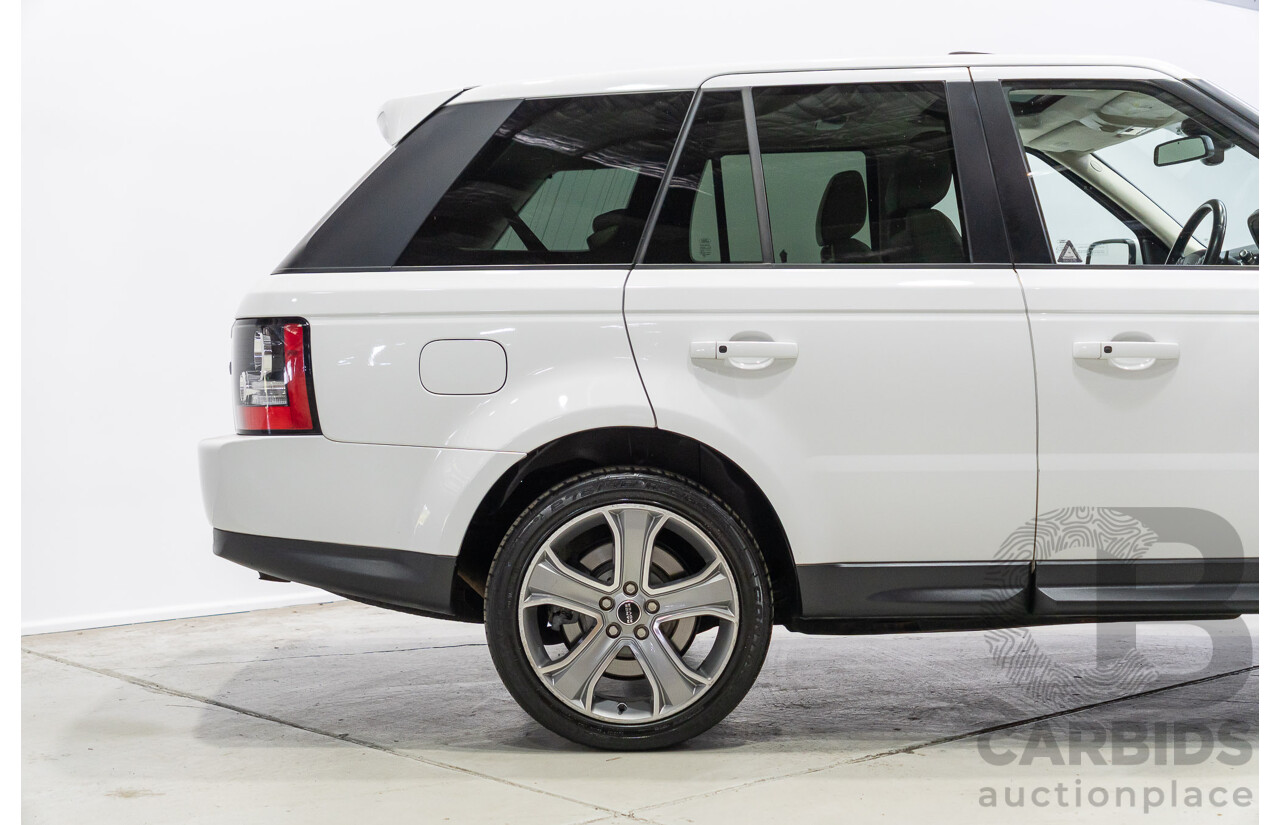 8/2012 Range Rover Sport SDV6 Autobiography (4x4) MY12 4d Wagon Fuji White Turbo Diesel V6 3.0L