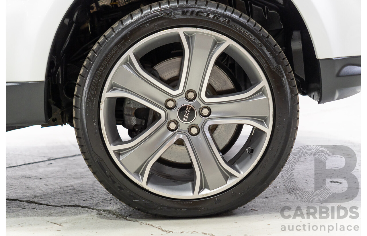 8/2012 Range Rover Sport SDV6 Autobiography (4x4) MY12 4d Wagon Fuji White Turbo Diesel V6 3.0L