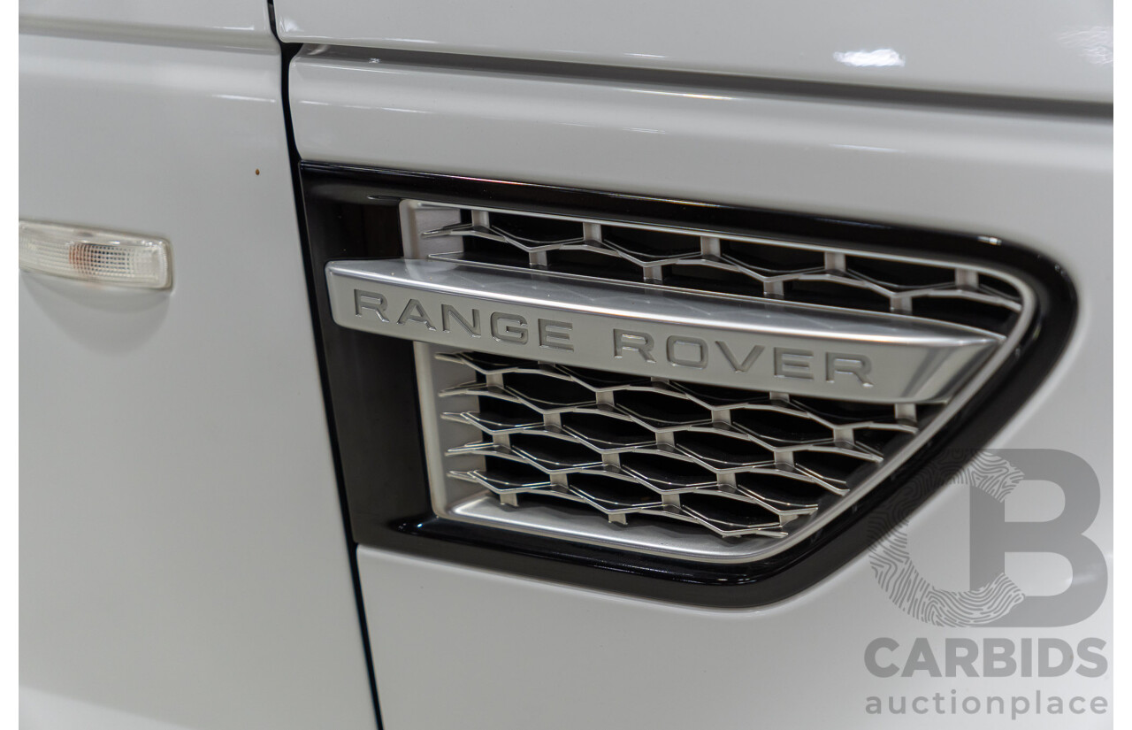 8/2012 Range Rover Sport SDV6 Autobiography (4x4) MY12 4d Wagon Fuji White Turbo Diesel V6 3.0L