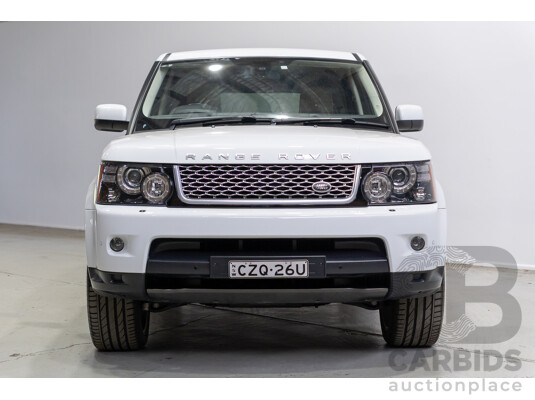 8/2012 Range Rover Sport SDV6 Autobiography (4x4) MY12 4d Wagon Fuji White Turbo Diesel V6 3.0L