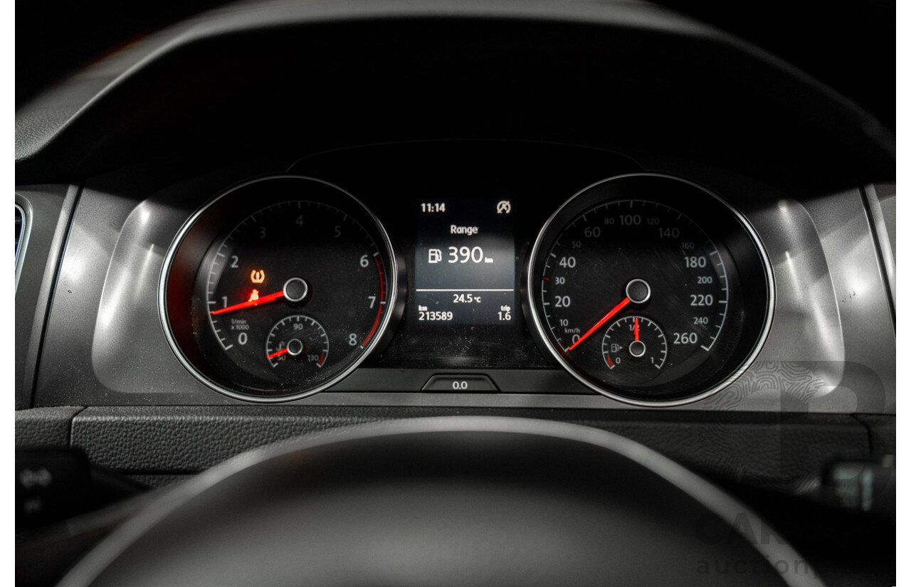 09/2015 Volkswagen Golf 92 TSI Trendline Mk7 MY16 5d Hatchback Tungsten Silver Metallic Turbo 1.4L