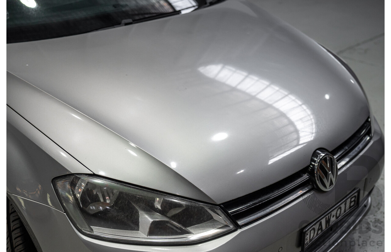 09/2015 Volkswagen Golf 92 TSI Trendline Mk7 MY16 5d Hatchback Tungsten Silver Metallic Turbo 1.4L