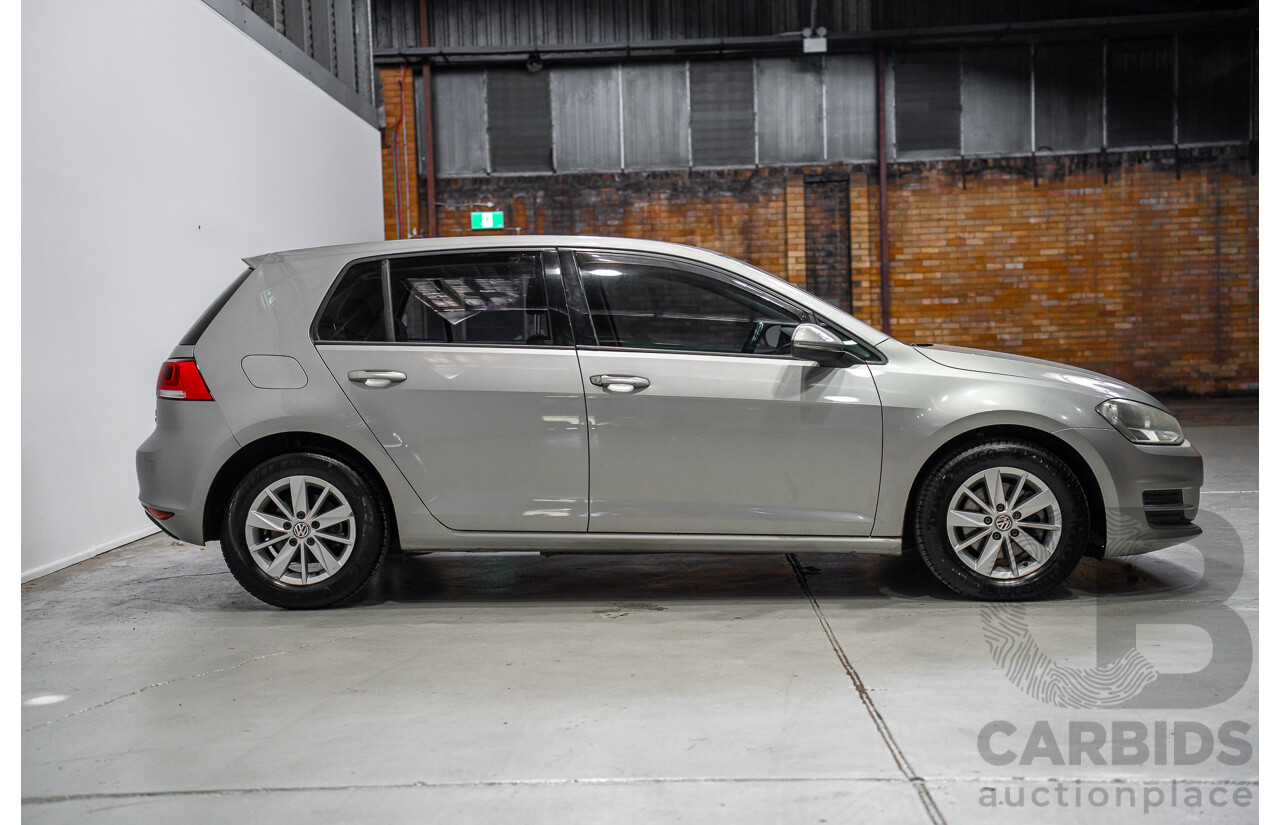 09/2015 Volkswagen Golf 92 TSI Trendline Mk7 MY16 5d Hatchback Tungsten Silver Metallic Turbo 1.4L