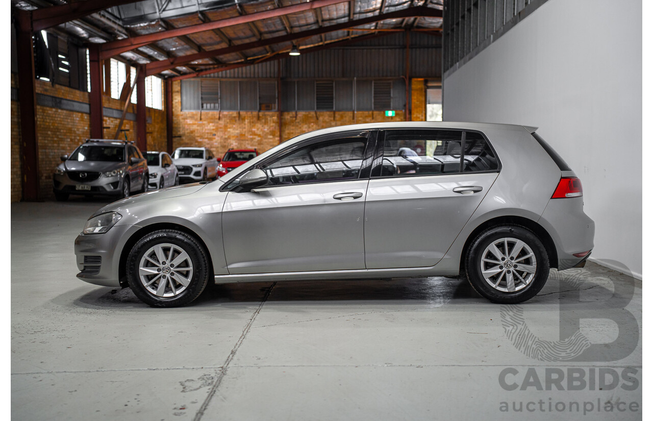 09/2015 Volkswagen Golf 92 TSI Trendline Mk7 MY16 5d Hatchback Tungsten Silver Metallic Turbo 1.4L