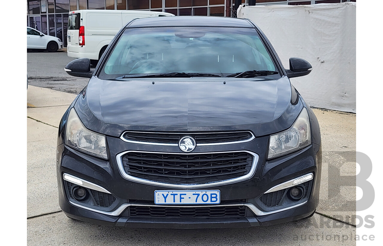 02/2015 Holden Cruze SRi V JH MY15 5d Hatchback Black 1.6L
