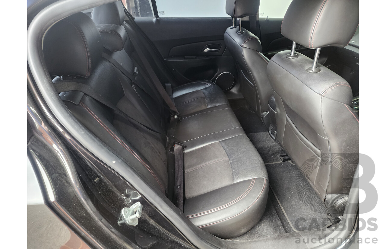 02/2015 Holden Cruze SRi V JH MY15 5d Hatchback Black 1.6L