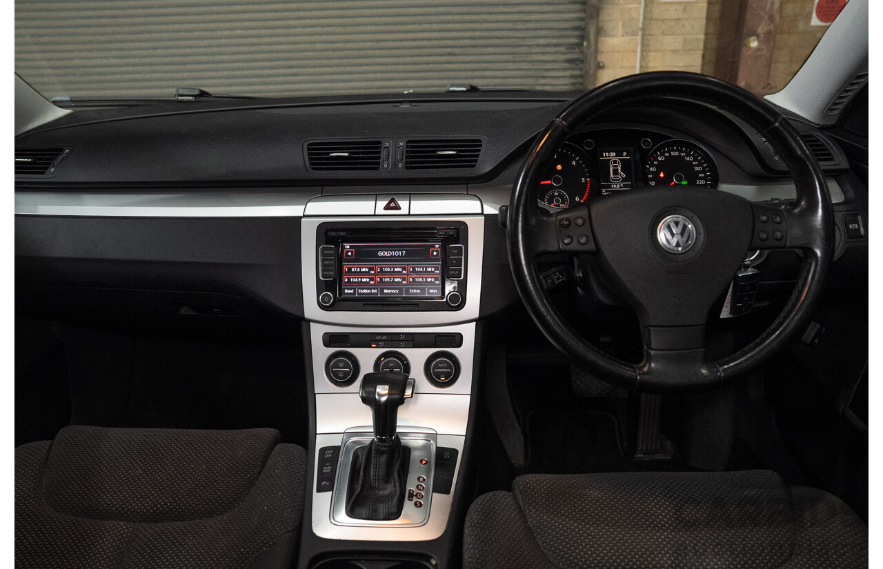 6/2009 Volkswagen Passat 125 TDI 3C MY09 4d Sedan Candy White Turbo Diesel 2.0L