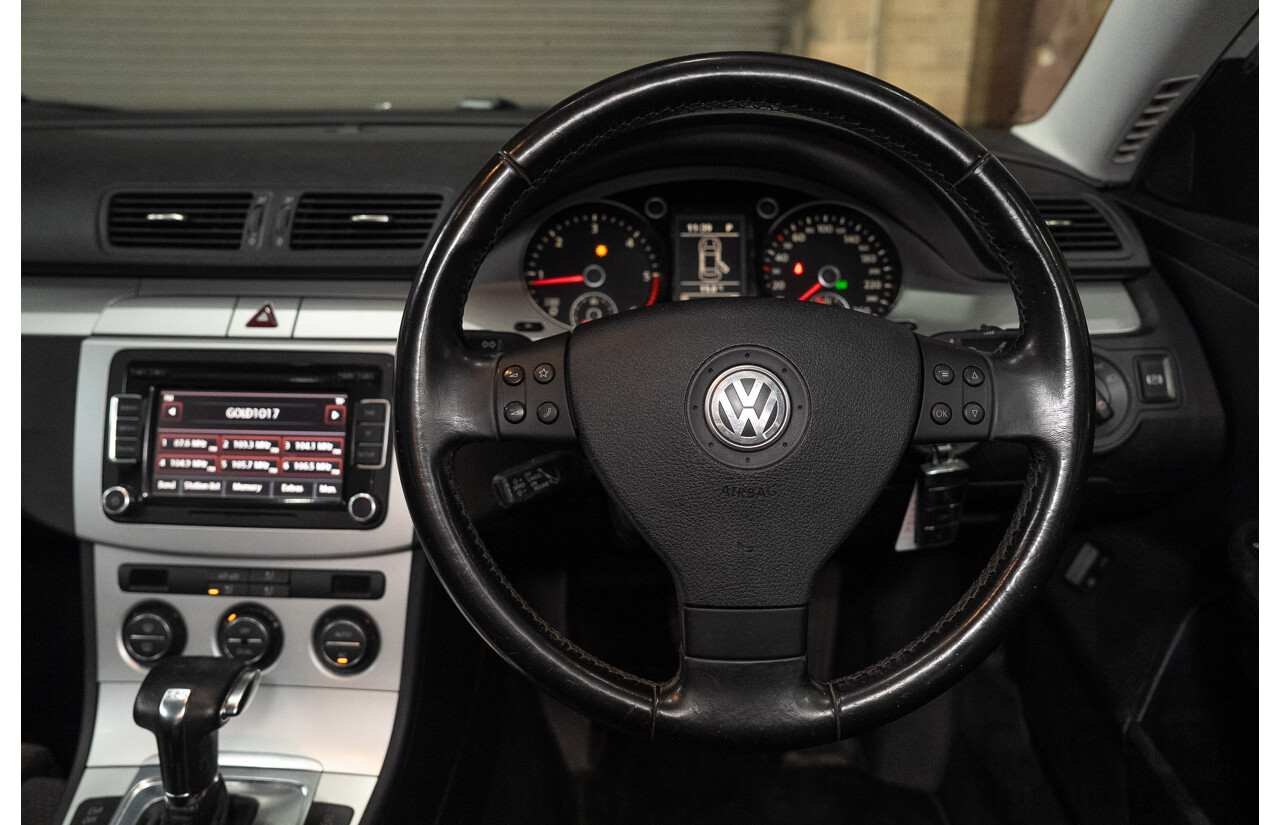 6/2009 Volkswagen Passat 125 TDI 3C MY09 4d Sedan Candy White Turbo Diesel 2.0L
