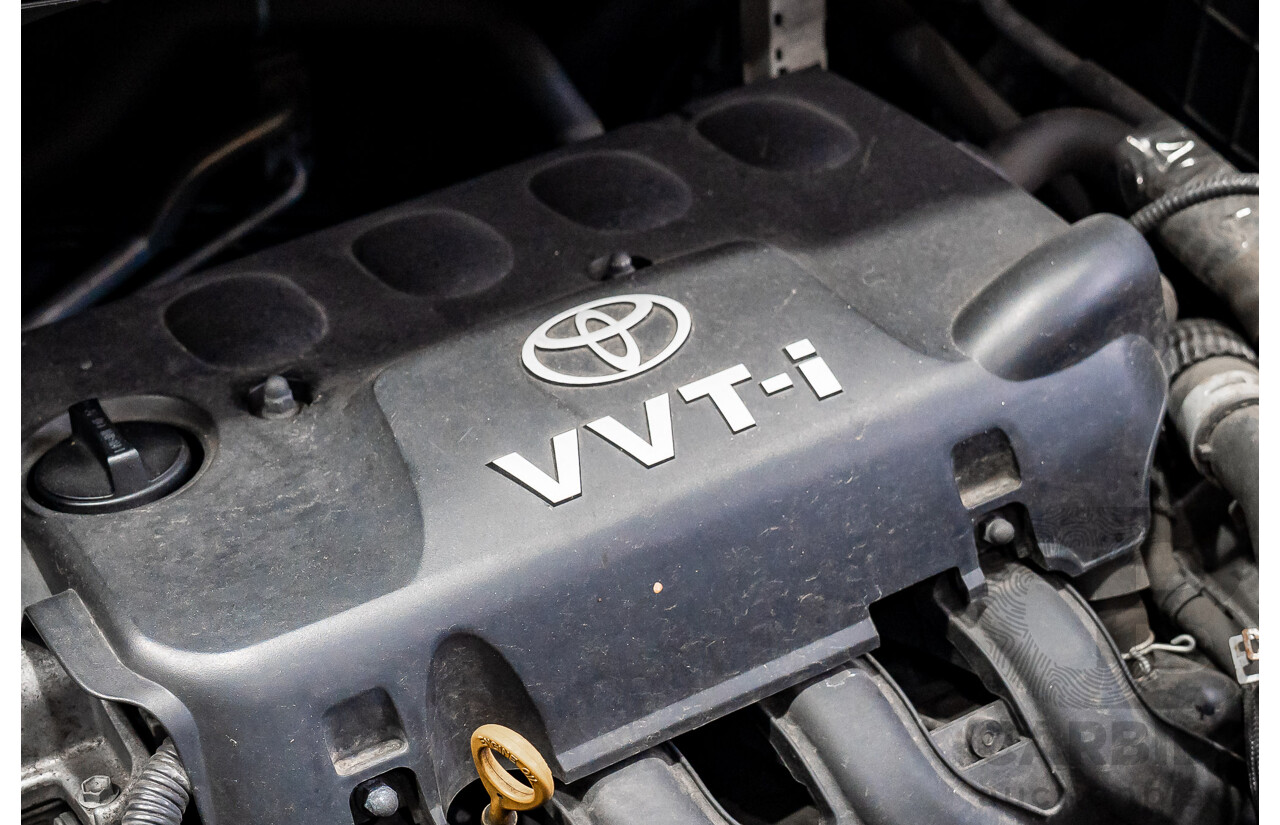 02/2011 Toyota Yaris YR NCP90R 10 Upgrade 5d Hatchback Black 1.3L