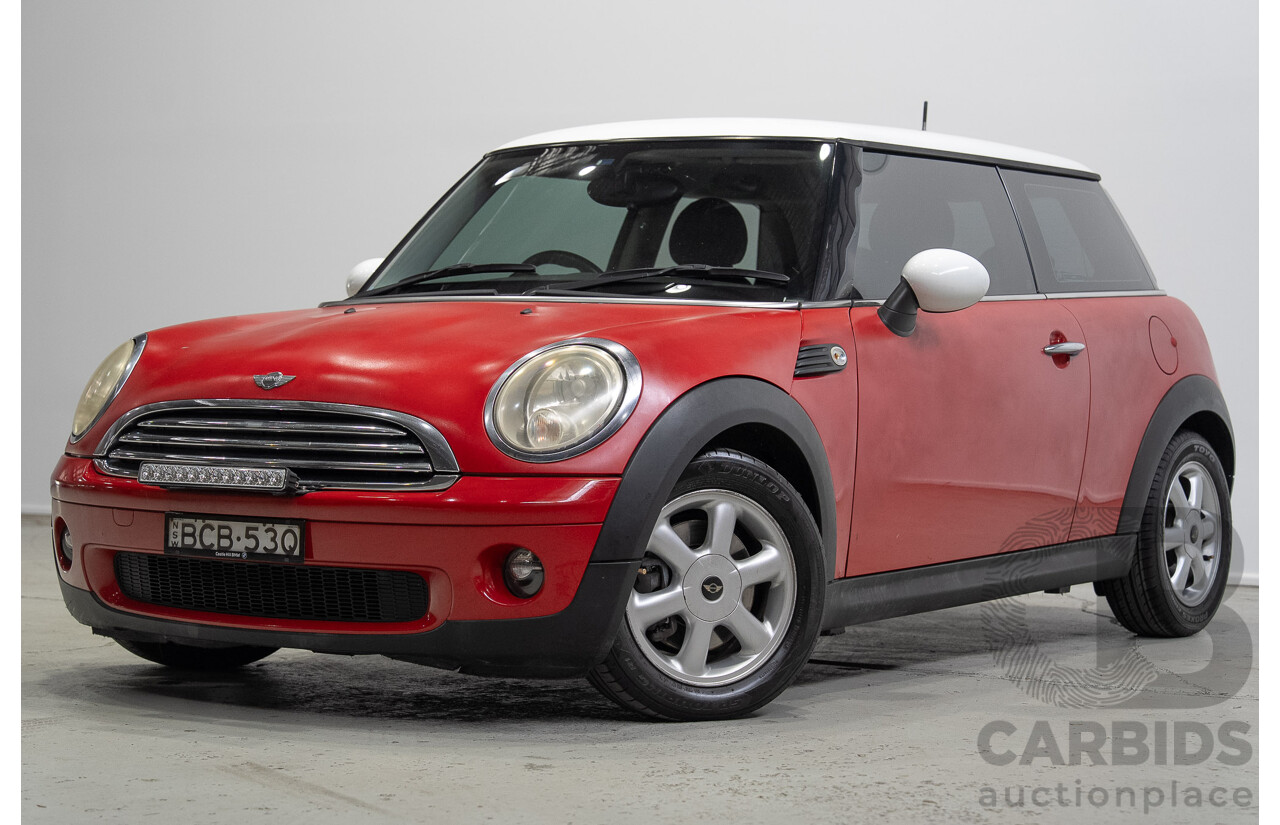 05/2007 Mini Cooper R56 2d Hatchback Red 1.6L