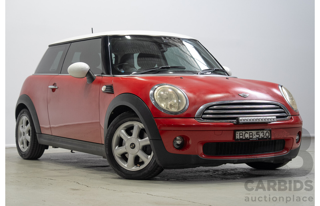 05/2007 Mini Cooper R56 2d Hatchback Red 1.6L