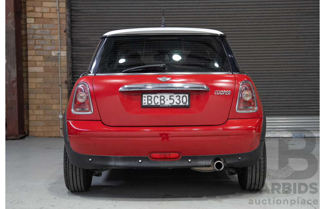 05/2007 Mini Cooper R56 2d Hatchback Red 1.6L