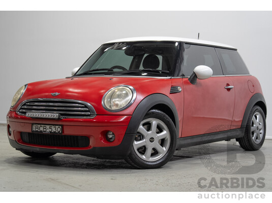 05/2007 Mini Cooper R56 2d Hatchback Red 1.6L