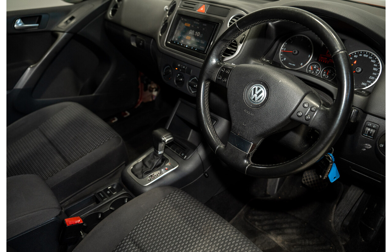05/2008 Volkswagen Tiguan 103 TDI 4Motion (AWD) 5NC MY09 4d Wagon Wild Cherry Red Metallic Turbo Diesel 2.0L
