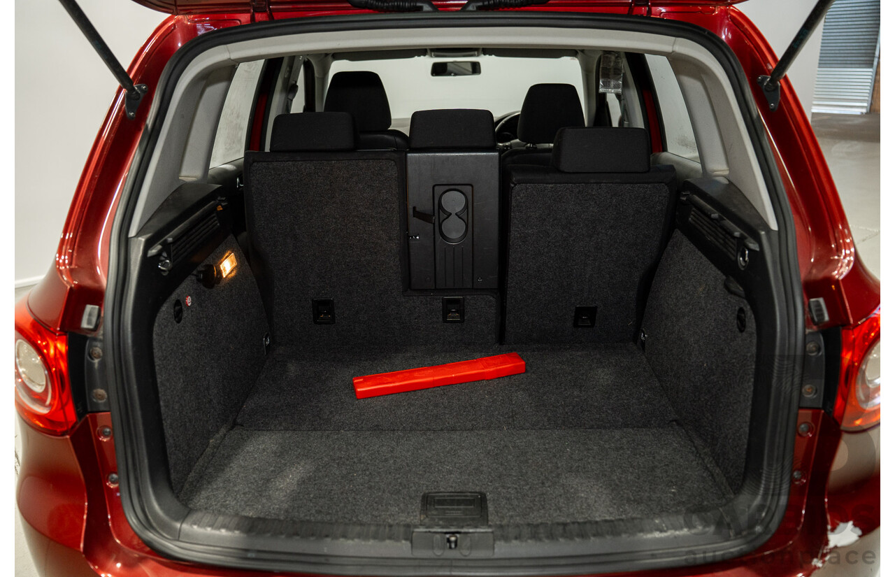 05/2008 Volkswagen Tiguan 103 TDI 4Motion (AWD) 5NC MY09 4d Wagon Wild Cherry Red Metallic Turbo Diesel 2.0L