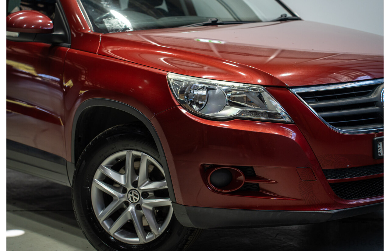 05/2008 Volkswagen Tiguan 103 TDI 4Motion (AWD) 5NC MY09 4d Wagon Wild Cherry Red Metallic Turbo Diesel 2.0L