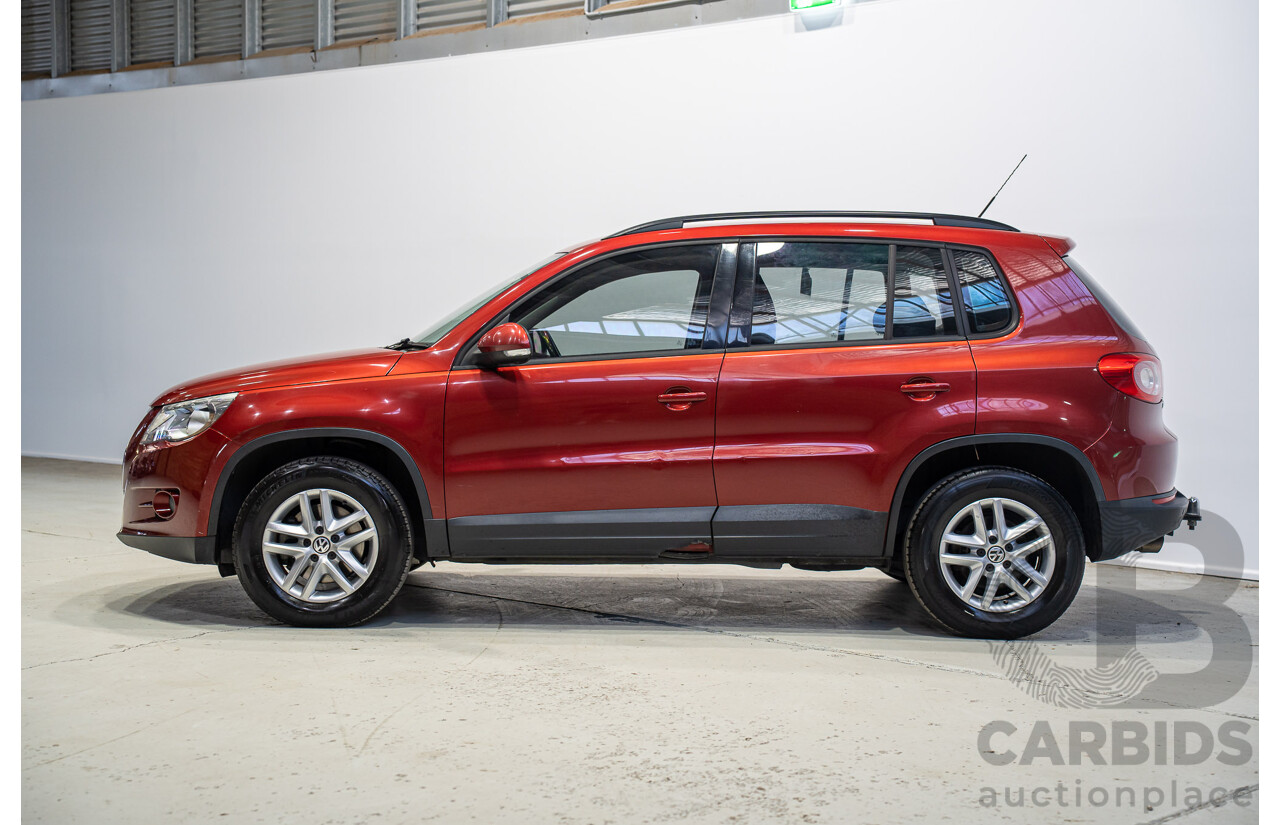 05/2008 Volkswagen Tiguan 103 TDI 4Motion (AWD) 5NC MY09 4d Wagon Wild Cherry Red Metallic Turbo Diesel 2.0L