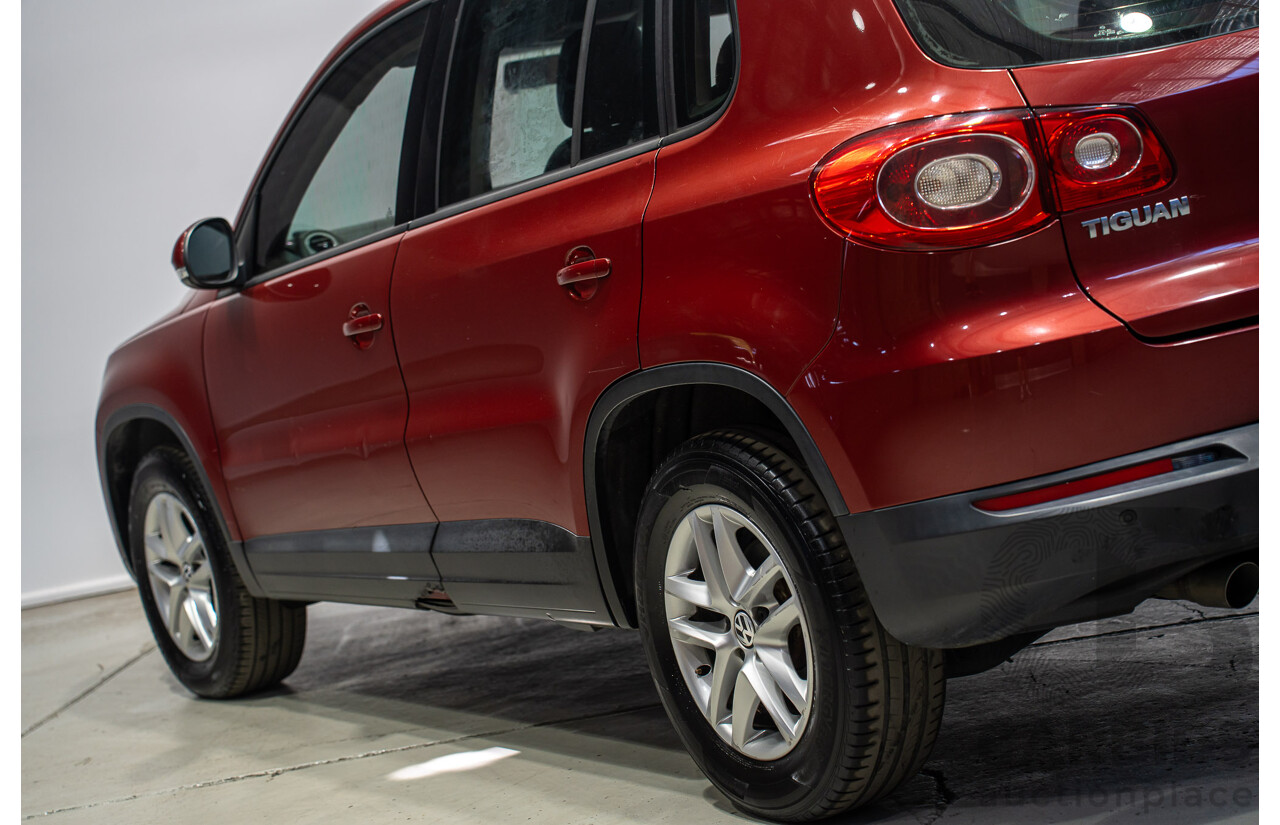 05/2008 Volkswagen Tiguan 103 TDI 4Motion (AWD) 5NC MY09 4d Wagon Wild Cherry Red Metallic Turbo Diesel 2.0L
