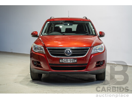05/2008 Volkswagen Tiguan 103 TDI 4Motion (AWD) 5NC MY09 4d Wagon Wild Cherry Red Metallic Turbo Diesel 2.0L