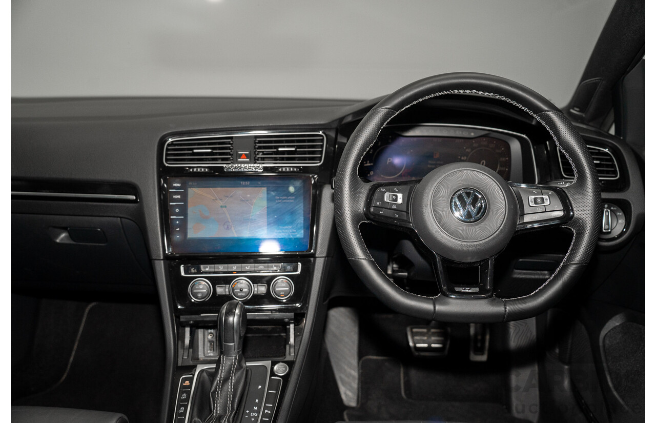 1/2018 Volkswagen Golf R Wolfsburg Edition (AWD) AU Mk7.5 4d Hatch Oryx White Pearl Turbo 2.0L