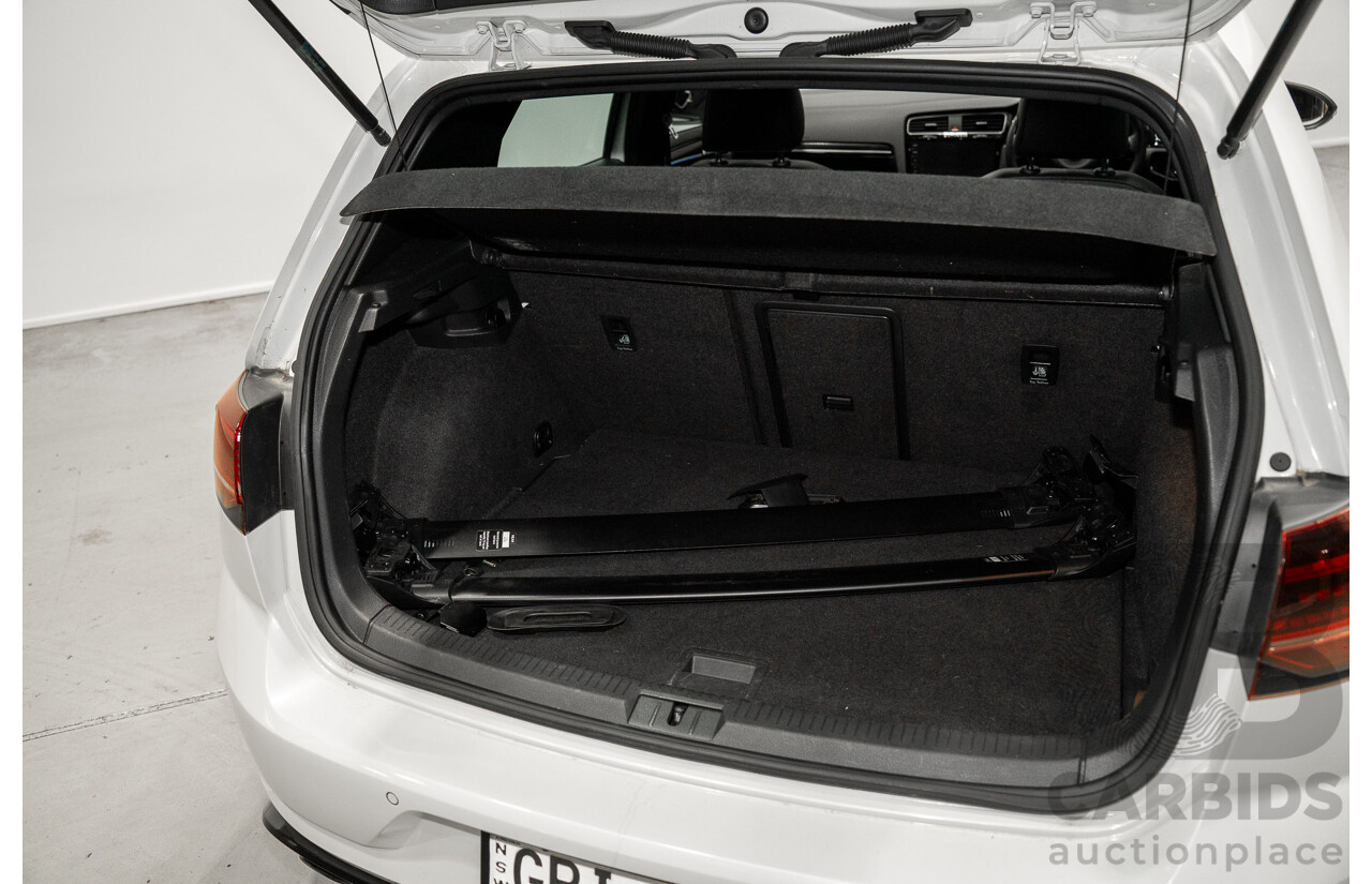 1/2018 Volkswagen Golf R Wolfsburg Edition (AWD) AU Mk7.5 4d Hatch Oryx White Pearl Turbo 2.0L