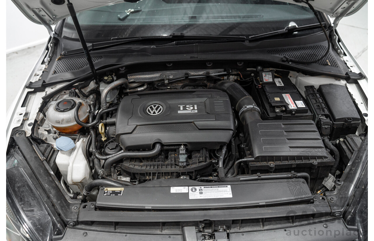 1/2018 Volkswagen Golf R Wolfsburg Edition (AWD) AU Mk7.5 4d Hatch Oryx White Pearl Turbo 2.0L