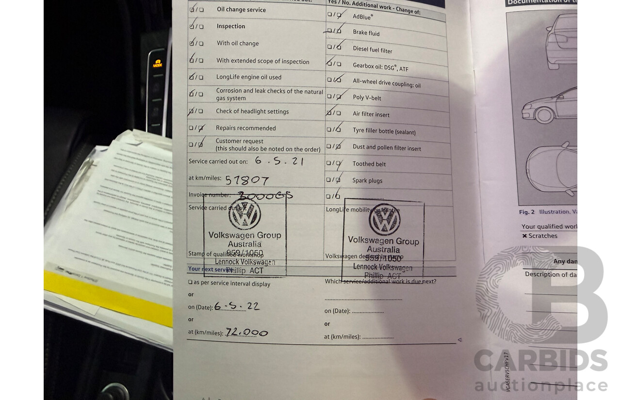 1/2018 Volkswagen Golf R Wolfsburg Edition (AWD) AU Mk7.5 4d Hatch Oryx White Pearl Turbo 2.0L