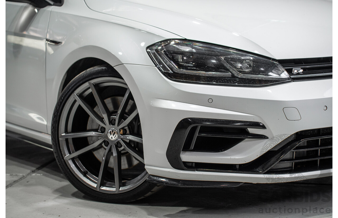 1/2018 Volkswagen Golf R Wolfsburg Edition (AWD) AU Mk7.5 4d Hatch Oryx White Pearl Turbo 2.0L