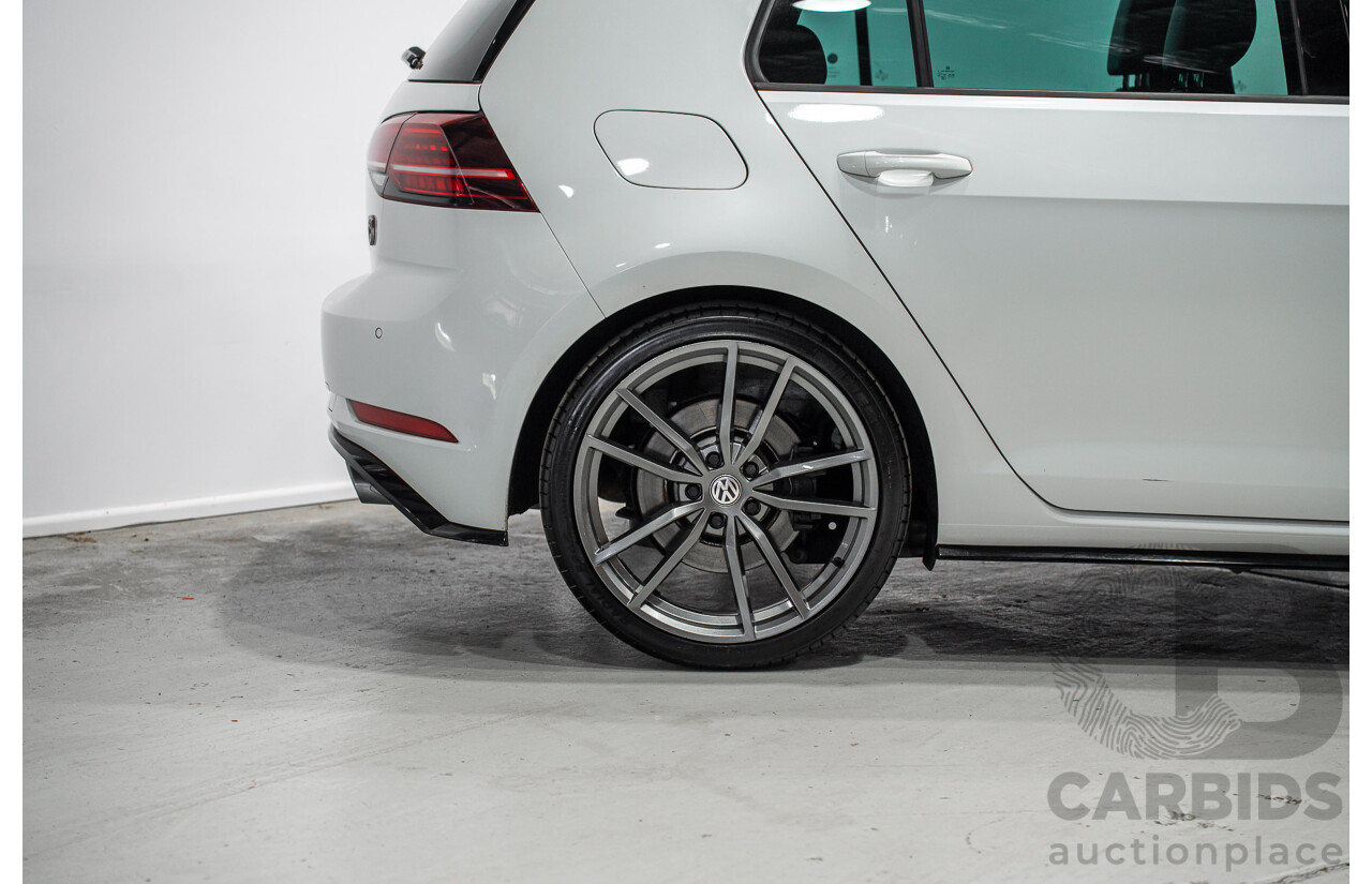 1/2018 Volkswagen Golf R Wolfsburg Edition (AWD) AU Mk7.5 4d Hatch Oryx White Pearl Turbo 2.0L