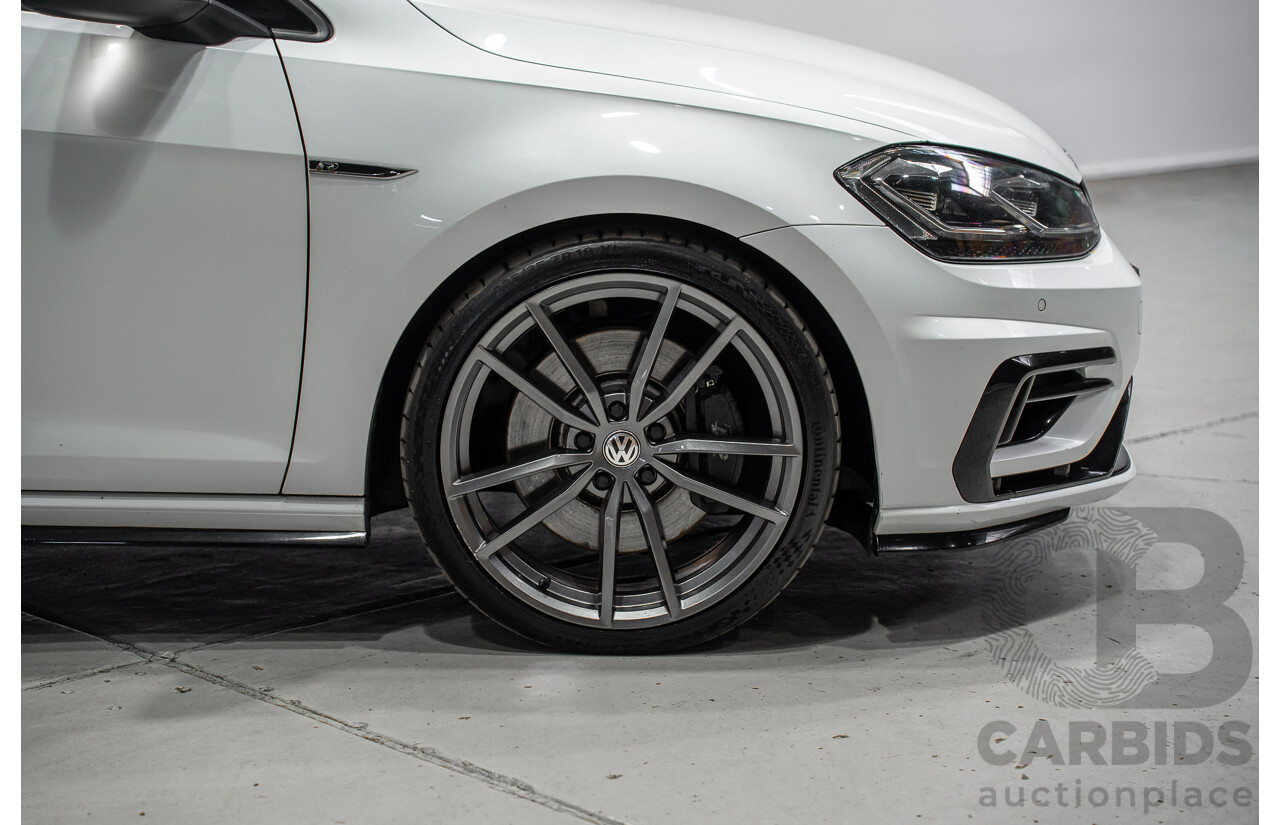 1/2018 Volkswagen Golf R Wolfsburg Edition (AWD) AU Mk7.5 4d Hatch Oryx White Pearl Turbo 2.0L