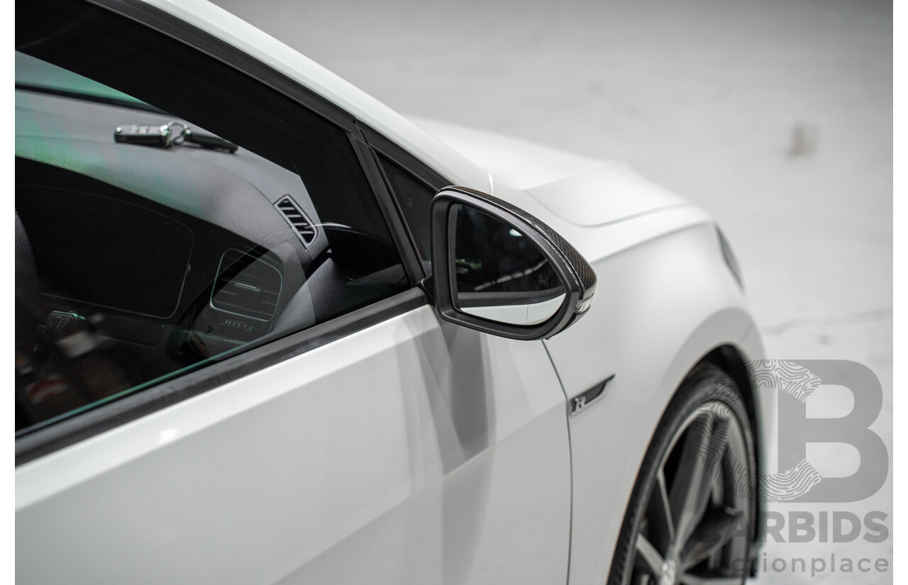 1/2018 Volkswagen Golf R Wolfsburg Edition (AWD) AU Mk7.5 4d Hatch Oryx White Pearl Turbo 2.0L