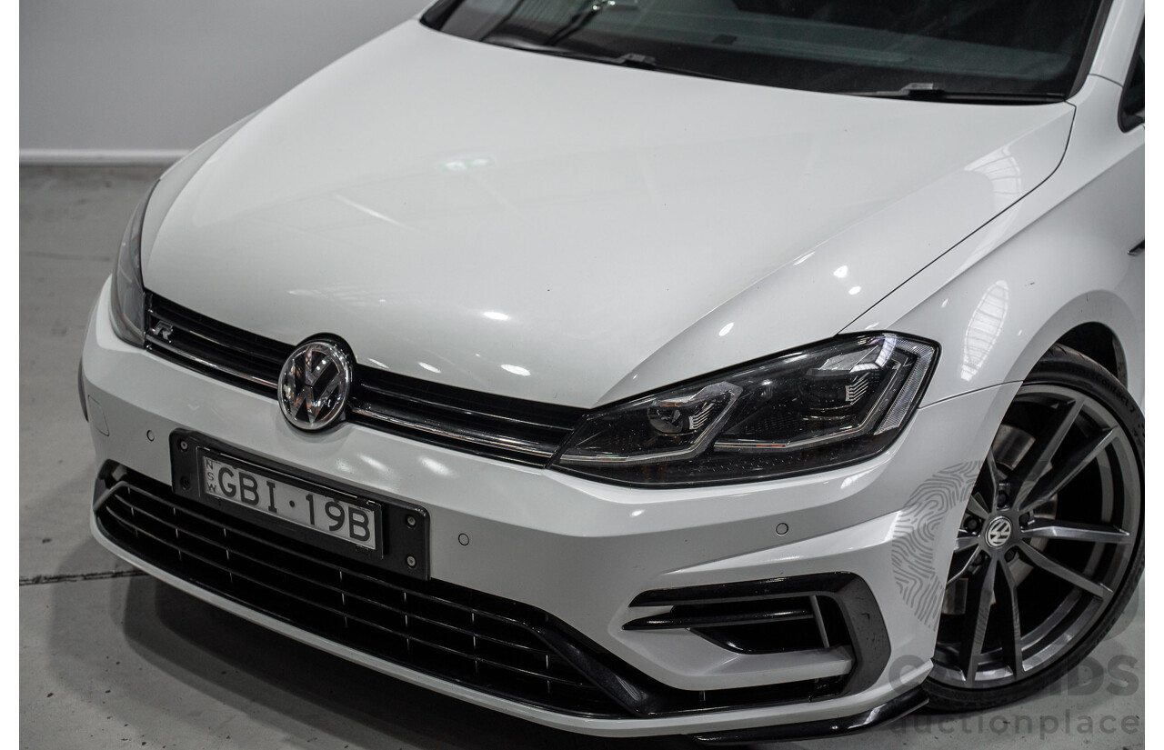 1/2018 Volkswagen Golf R Wolfsburg Edition (AWD) AU Mk7.5 4d Hatch Oryx White Pearl Turbo 2.0L