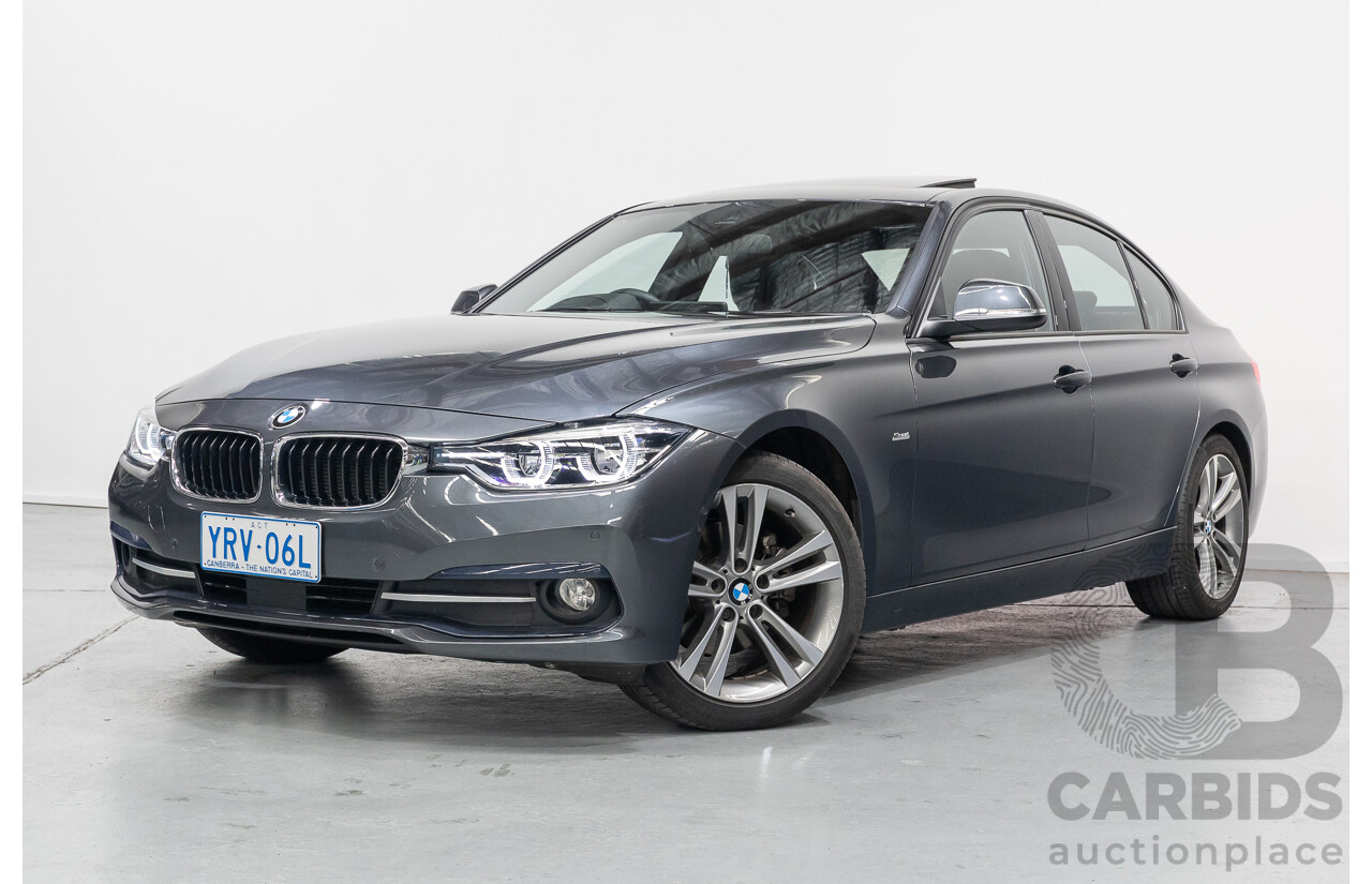 11/2015 BMW 320D Sport Line F30 MY15 UPGRADE 4D Sedan Mineral Grey Metallic Turbo Diesel 2.0L