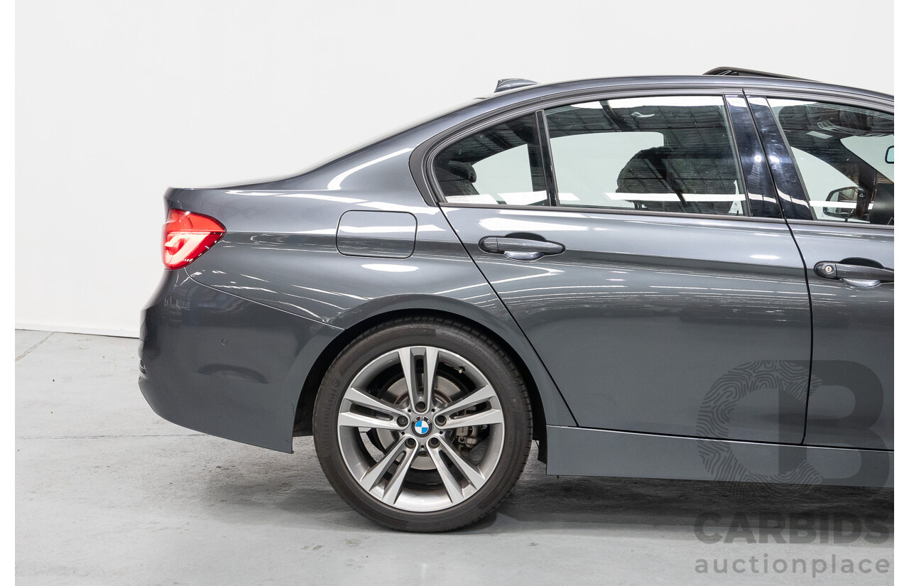 11/2015 BMW 320D Sport Line F30 MY15 UPGRADE 4D Sedan Mineral Grey Metallic Turbo Diesel 2.0L