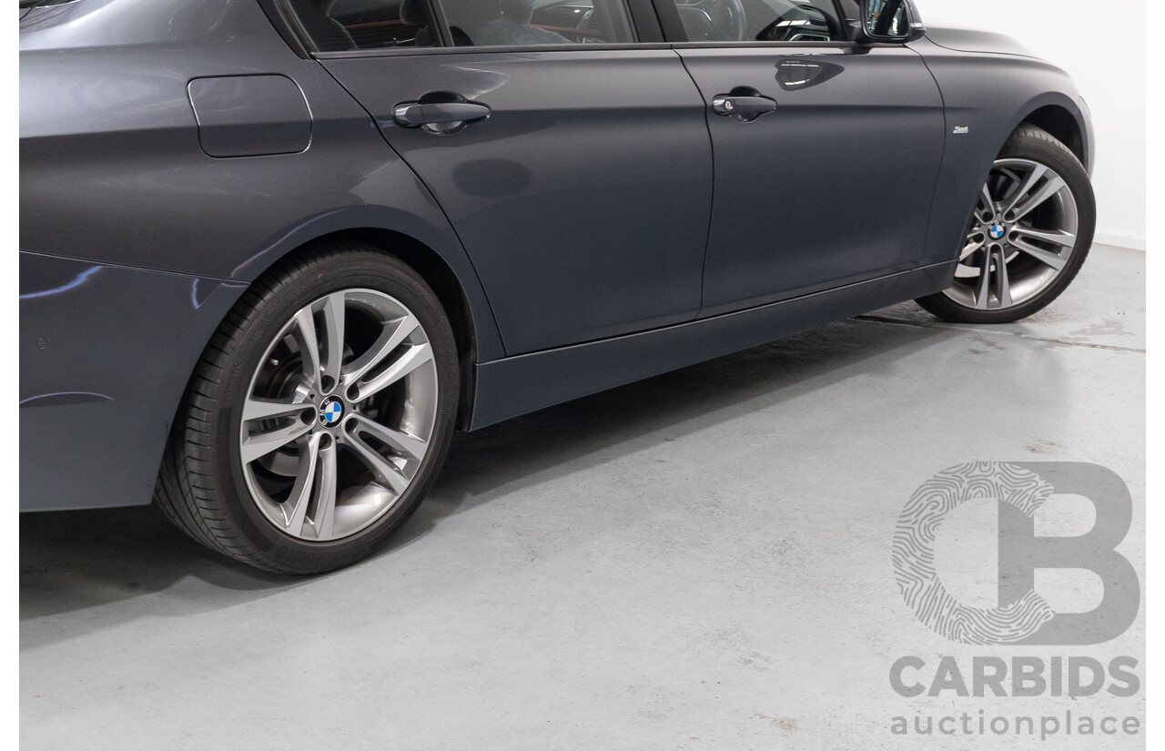 11/2015 BMW 320D Sport Line F30 MY15 UPGRADE 4D Sedan Mineral Grey Metallic Turbo Diesel 2.0L
