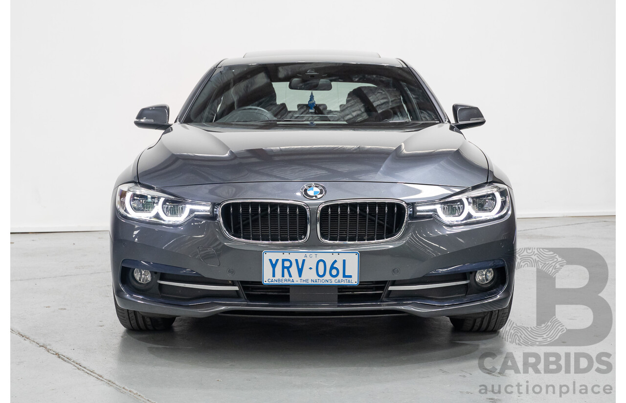 11/2015 BMW 320D Sport Line F30 MY15 UPGRADE 4D Sedan Mineral Grey Metallic Turbo Diesel 2.0L