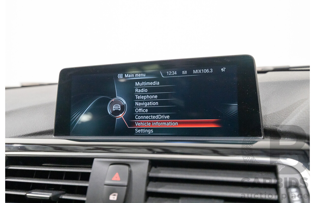 11/2015 BMW 320D Sport Line F30 MY15 UPGRADE 4D Sedan Mineral Grey Metallic Turbo Diesel 2.0L