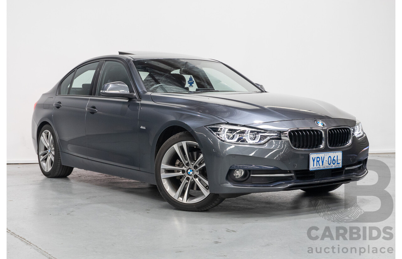 11/2015 BMW 320D Sport Line F30 MY15 UPGRADE 4D Sedan Mineral Grey Metallic Turbo Diesel 2.0L