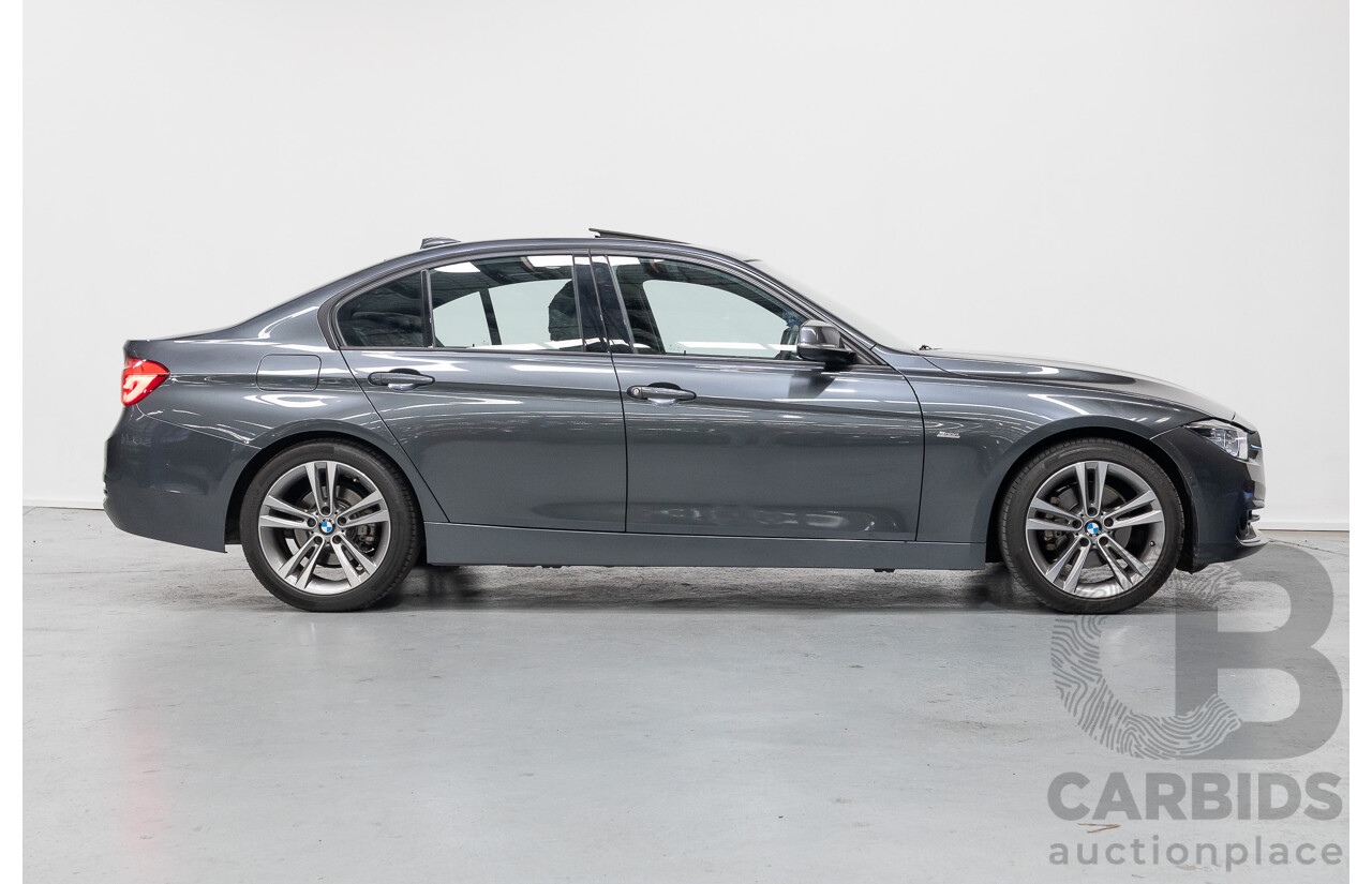 11/2015 BMW 320D Sport Line F30 MY15 UPGRADE 4D Sedan Mineral Grey Metallic Turbo Diesel 2.0L