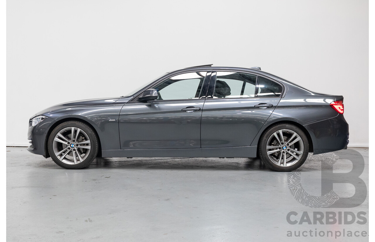 11/2015 BMW 320D Sport Line F30 MY15 UPGRADE 4D Sedan Mineral Grey Metallic Turbo Diesel 2.0L
