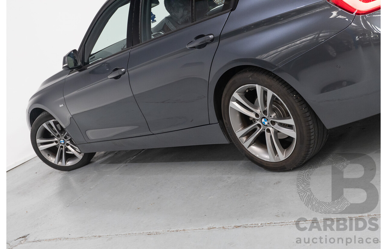 11/2015 BMW 320D Sport Line F30 MY15 UPGRADE 4D Sedan Mineral Grey Metallic Turbo Diesel 2.0L