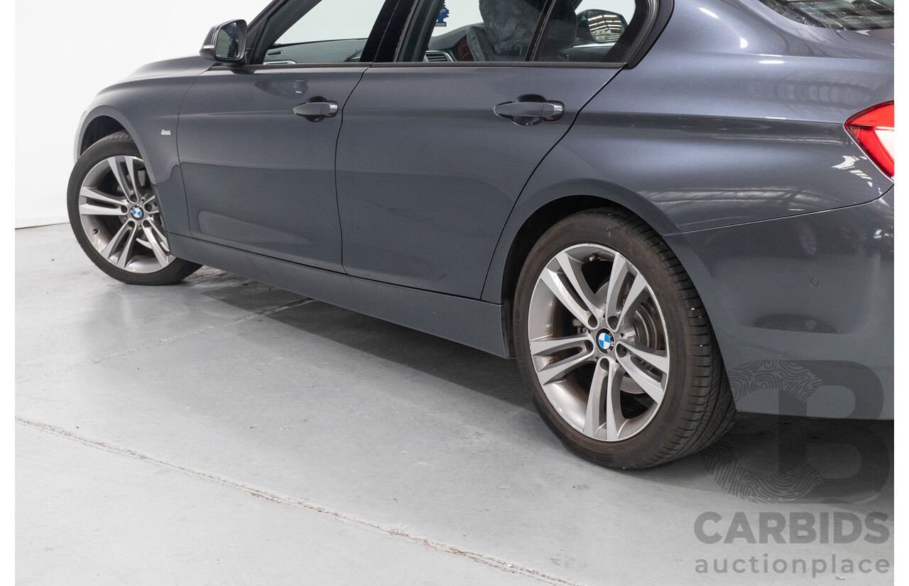 11/2015 BMW 320D Sport Line F30 MY15 UPGRADE 4D Sedan Mineral Grey Metallic Turbo Diesel 2.0L