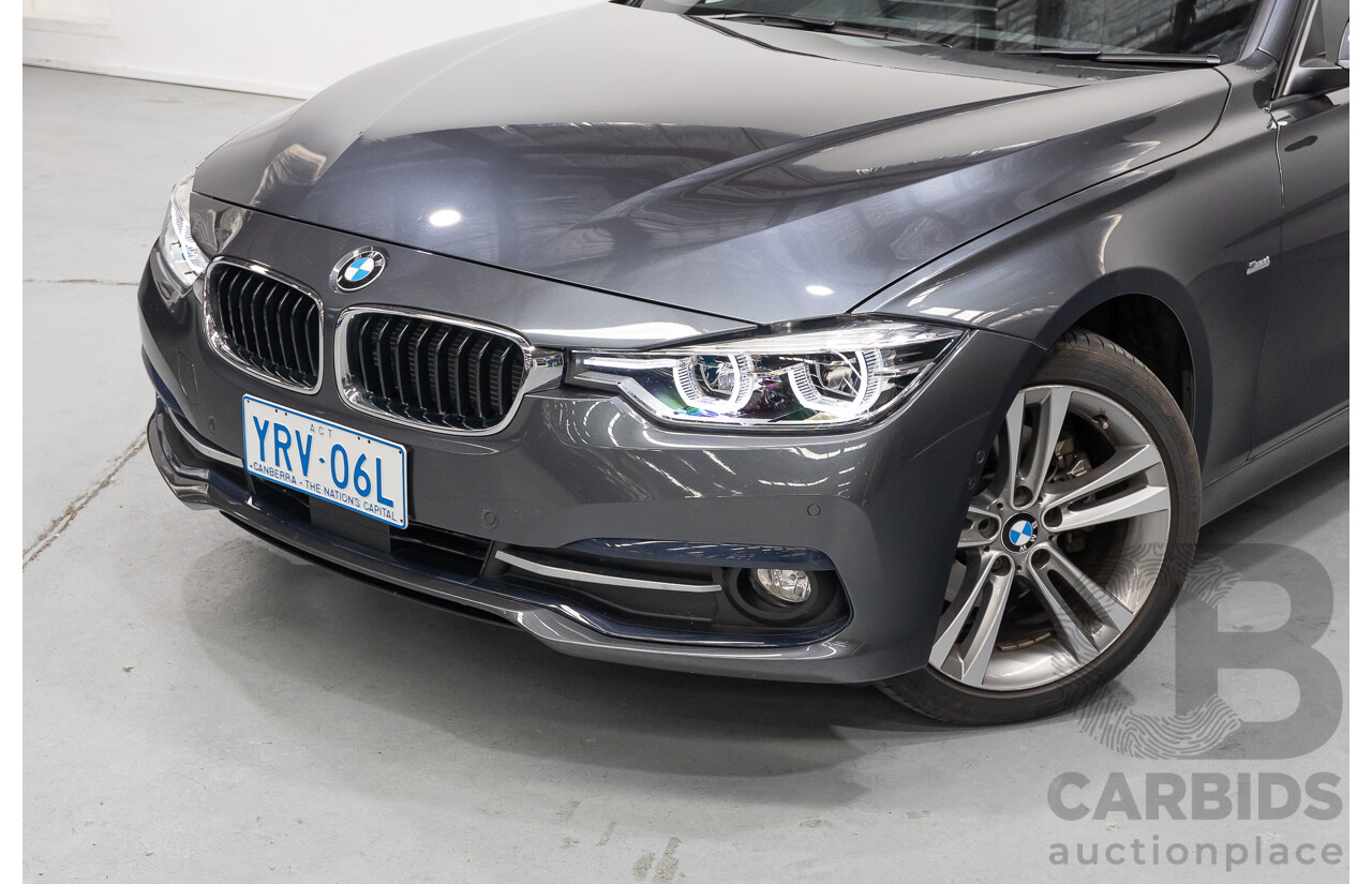 11/2015 BMW 320D Sport Line F30 MY15 UPGRADE 4D Sedan Mineral Grey Metallic Turbo Diesel 2.0L