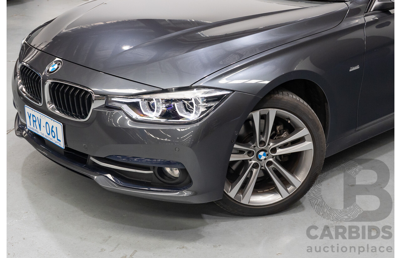 11/2015 BMW 320D Sport Line F30 MY15 UPGRADE 4D Sedan Mineral Grey Metallic Turbo Diesel 2.0L