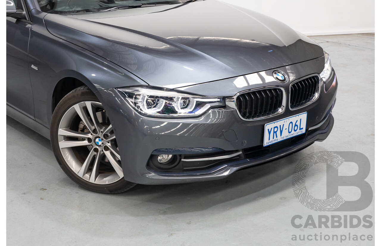11/2015 BMW 320D Sport Line F30 MY15 UPGRADE 4D Sedan Mineral Grey Metallic Turbo Diesel 2.0L