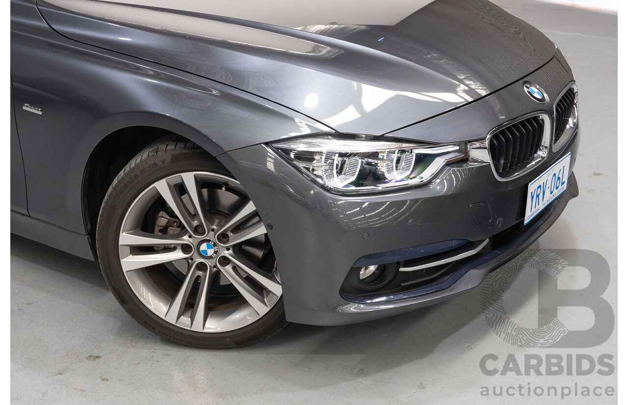 11/2015 BMW 320D Sport Line F30 MY15 UPGRADE 4D Sedan Mineral Grey Metallic Turbo Diesel 2.0L