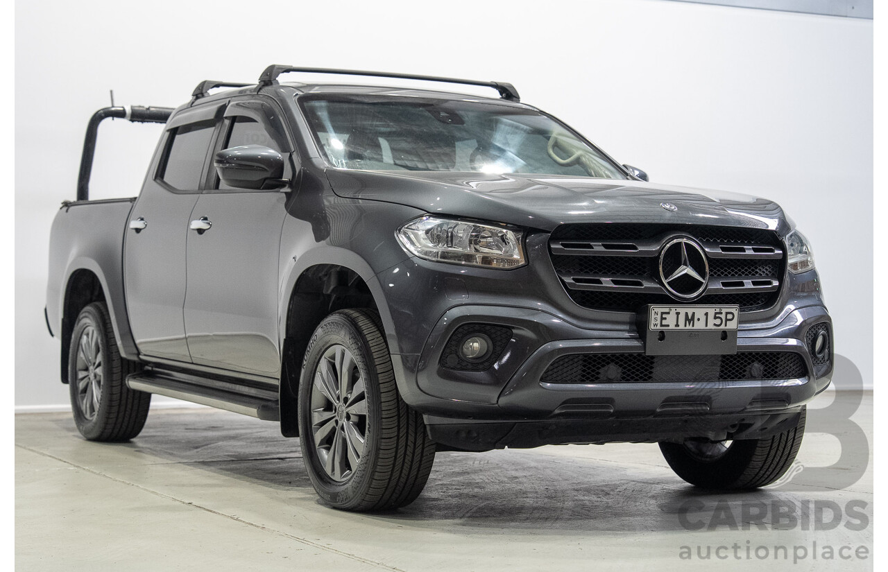 06/2020 Mercedes Benz X250d Pure (4x4) 470 4d Dual Cab P/Up Rock Grey Metallic Twin Turbo Diesel 2.3L