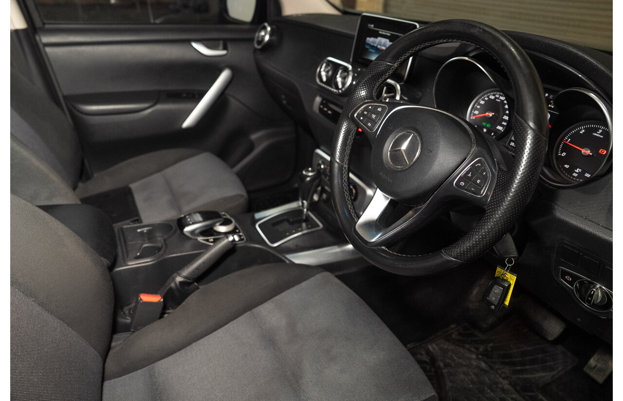 06/2020 Mercedes Benz X250d Pure (4x4) 470 4d Dual Cab P/Up Rock Grey Metallic Twin Turbo Diesel 2.3L